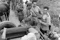 jonction troupe US et Russe 1945 