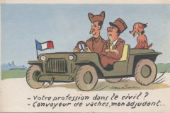 carte postale humoristique