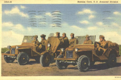 carte postale Jeep bantam
