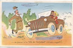 carte postale humoristique