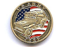 Jeep piece commemorative