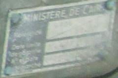 Plaque de révision de l'armée de l'Air