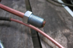 Tubulure durite frein