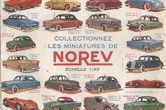 planche modele Norev