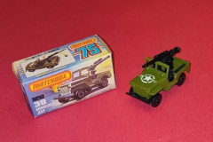 La jeep de marque Matchbox
