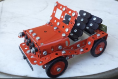 La jeep de marque Meccano