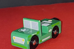 La Jeep en Bois