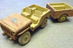 La jeep en bois