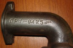  Collecteur admission Ford early 