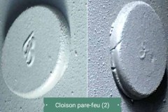 Vis tête plate soudée sur carrosserie 