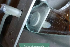 Vis tête plate soudée sur carrosserie 