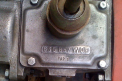 Couvercle boite de vitesses