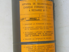 Appareil de decontamination chimique AF