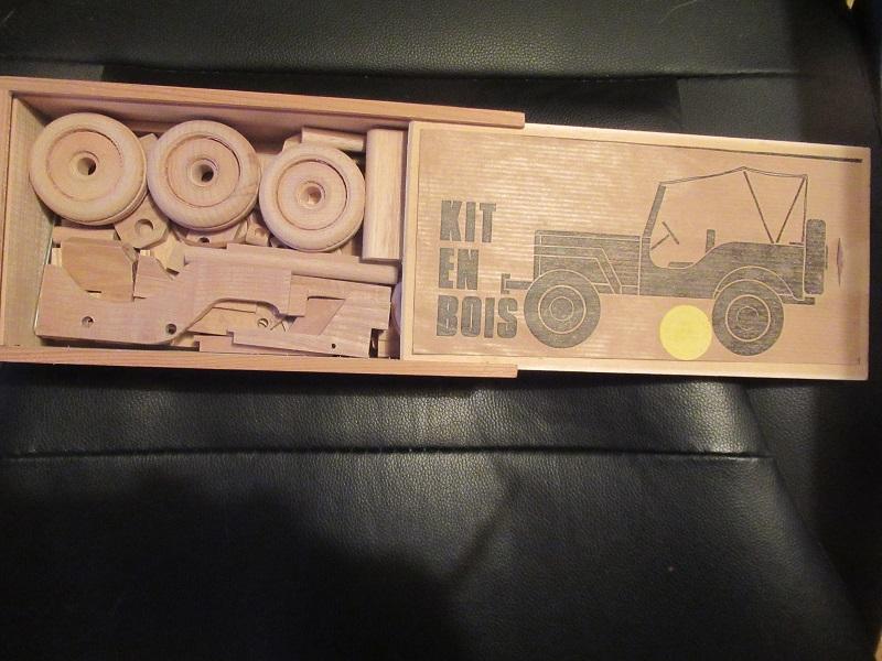 jeep en bois