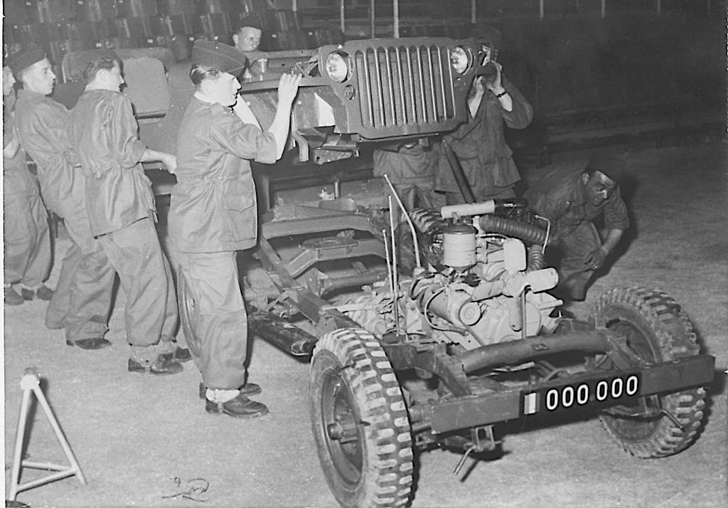 Jeep: vitesse de remontage 