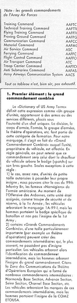 Tableau Marquages Codes 