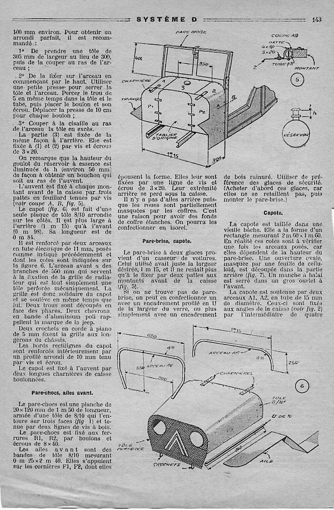 Plan Jeep Delahaye