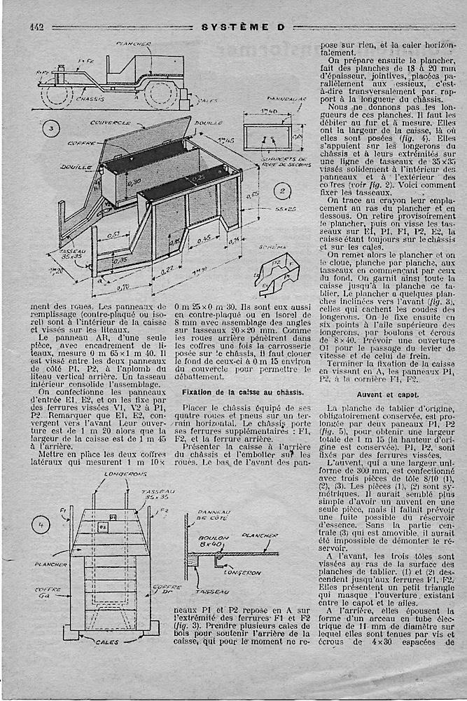 Plan Jeep Delahaye 